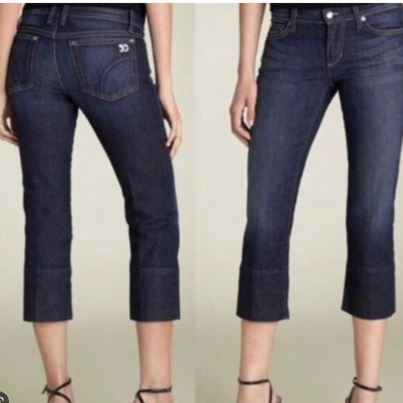 Joe's Jeans Socialite Kicker Denim Stretch Capri Size 28 - Picture 1 of 7